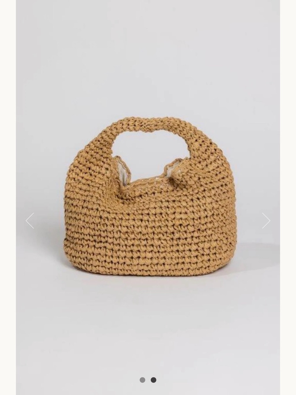 Hat Attack Woven Straw Tote - Tan